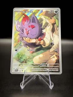 N's Zorua SVP 189 Promo Pokemon Journey Together - Image 1