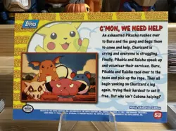 C'mon, We Need Help Pokemon Topps Pikachu's Vacation #53 - Image 2