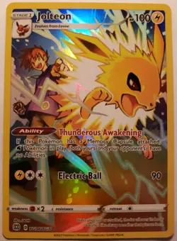 Jolteon TG04/TG30 Holo Swsh09 Trainer Gallery Brilliant Stars *NM* POKEMON TCG - Image 1