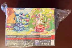 1 box Pokemon TCG PRISMATIC EVOLUTIONS Pokemon 8 Mini sealed Tins open display - Image 3
