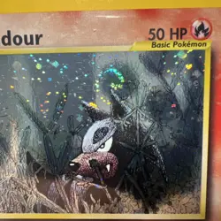 Pokemon TCG Houndour with SWIRL 5/75 Holo Unlimited Neo Discovery NM - Image 2