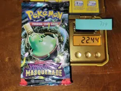 22.44g Twilight Masquerade Pokemon Booster Pack - Sealed #719 - Image 1