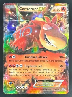 2015 Pokemon Gaming XY Primal Clash Camerupt #29/160 - Image 1