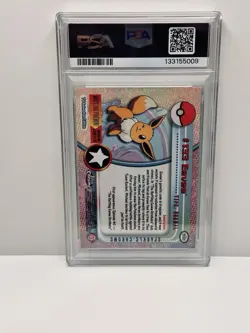 2000 TOPPS CHROME EEVEE POKEMON T.V. SPARKLE #133 PSA 10 GEM MINT RARE - Image 3
