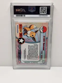 2000 TOPPS CHROME EEVEE POKEMON T.V. SPARKLE #133 PSA 10 GEM MINT RARE - Image 4