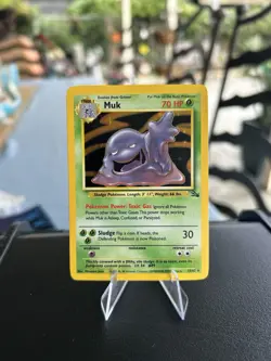 Pokemon TCG Muk 13/62 Holo Rare Fossil Set WOTC 1999 MP Vintage - Image 1
