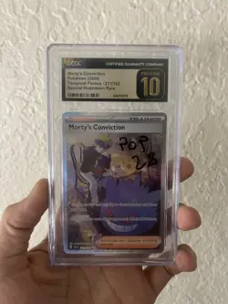Low Pop CGC 10 PRISTINE Morty's Conviction 211/162 - Image 1
