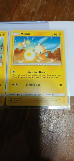 Pokemon Minun 54/168 & Plusle 53/168 Both Unplayed 2018 Celestial Storm - Image 3