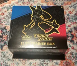Pokemon Crown Zenith Elite Trainer Box (ETB) Factory Sealed (NEW) TCG - Image 1