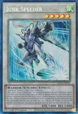 Yugioh! LP Junk Speeder - RA01-EN032 - Prismatic Collector's Rare - 1st Edition - Image 1