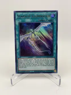 YuGiOh! Dawn of Majesty Stardust Illumination Ultra Rare DAMA-EN051 NM 1st Ed - Image 1