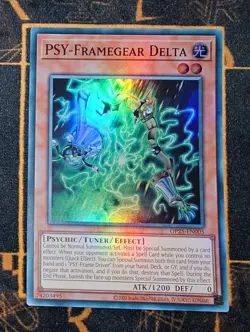YUGIOH PSY-Framegear Delta (OP25-EN005) Super Rare Near Mint - Image 1