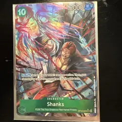 Shanks (028) (Alternate Art) OP13-028 Carrying On His Will Foil - Image 1