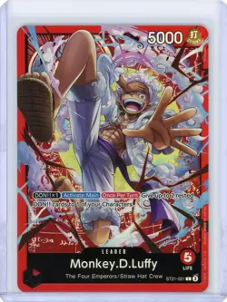 One Piece Monkey.D.Luffy Starter Deck EX Gear 5 ST-21 English Near Mint Read - Image 1