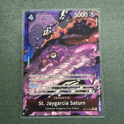 One Piece TCG St. Jaygarcia Saturn (Alternate Art) OP13-083 Carrying On His Will - Image 1