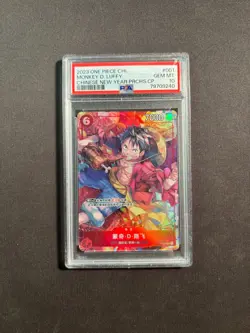 2023 One Piece Chinese Monkey D. Luffy Chinese New Year Promos PSA 10 No.1 BJLFZ - Image 1