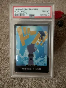 2024 ONE PIECE ENG PRB01-PREMIUM BOOSTER NEFELTARI VIVI-HOLO DON!! CARD PSA 10 - Image 1
