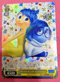 Weiss Schwarz Disney Pixar Card Japanese PXR/S94-017S Inside Out Joy Sadness - Image 1