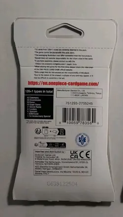 One Piece AWAKENING OF THE NEW ERA English Sleeved Booster Pack Sealed 12-Cards - Image 2
