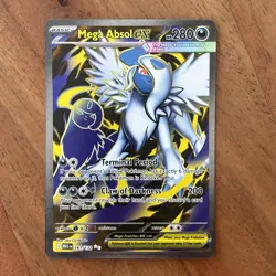 Pokemon TCG Mega Absol Ex Mega Evolutions Ultra Rare 161/132 NM Card - Image 1