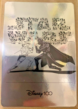 Disney 100 Wonder Card Collection Star Wars Darth Vader Luke Not Weiss Schwarz ! - Image 1