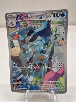 Pokemon Card TCG: Card Dewott 106/086 White Flare Illustration Rare Near Mint - Image 1