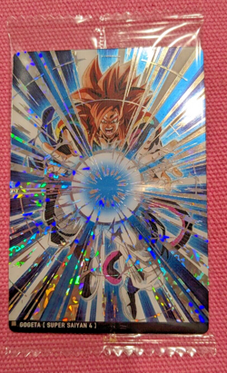 Dragon Ball Super ItaJaga Vol.4 Card 4-22 Gogeta SS4 Japanese Heroes Holo - Image 1