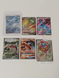 Pokemon Riolu Sealed Promo/Charizard GX Promo/Full Art/Illustration Rare Cards - Image 1