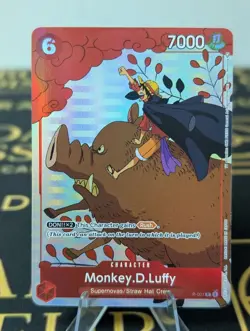 Monkey.D.Luffy Gift Collection 2023 P-001 One Piece Card Game foil luffy tcg ccg - Image 1