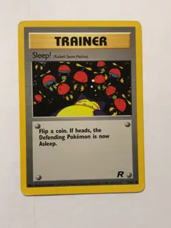 Pokemon Card 1st Edition Team Rocket Sleep! 79/82 Moderately Played - Image 1