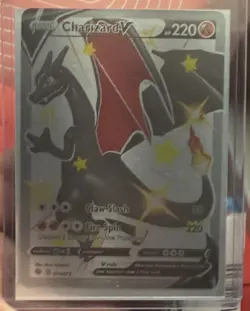 Pokemon Charizard V Shining Fates Ultra Rare Full Art Holo Card 079/073 - Image 1