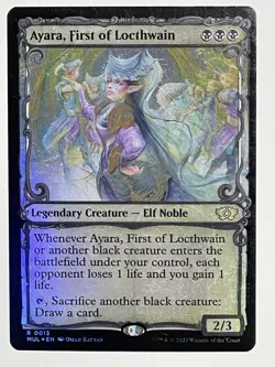 Ayara, First of Locthwain #13 (Foil) (LP) March of the Machine MUL Magic MTG - Image 1