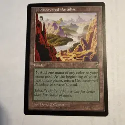 2 Magic The Gathering Undiscovered Paradise Lands (Visions) LP MTG - Image 2