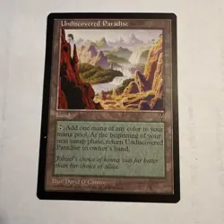 2 Magic The Gathering Undiscovered Paradise Lands (Visions) LP MTG - Image 4