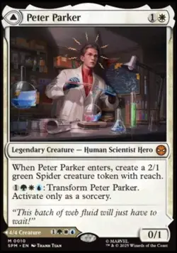 FOIL Peter Parker // Amazing Spider-Man - #010 Mythic Marvel's Spider-Man - Image 1
