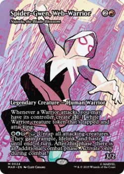 Spider-Gwen, Web-Warrior // Najeela, the Blade-Blossom - #024 Mythic Marvel's Sp - Image 1