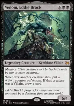 FOIL Venom, Eddie Brock - #012 Mythic Marvel's Spider-Man Eternal - Image 1