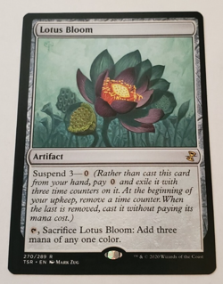 1x Lotus Bloom Time Spiral Remastered MTG Magic the Gathering NM - Image 1