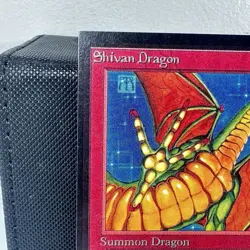 1993 SHIVAN DRAGON Magic the Gathering Collector's Edition CE MTG Sharp Corners - Image 2