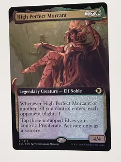 High Perfect Morcant - Foil - Extended Art Borderless - Lorwyn Eclipsed MTG - Image 2