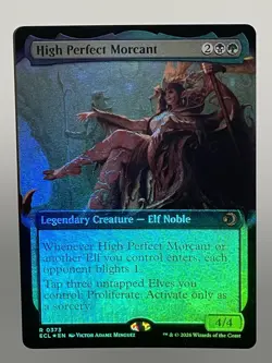 High Perfect Morcant - Foil - Extended Art Borderless - Lorwyn Eclipsed MTG - Image 3