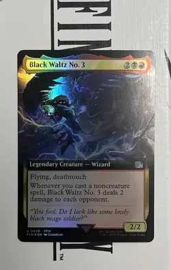 Black Waltz No. 3 (Extended Art) Final Fantasy Foil - Image 1