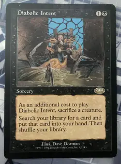 Diabolic Intent - Planeshift HP (damaged condition) - MTG Magic The Gathering - Image 1