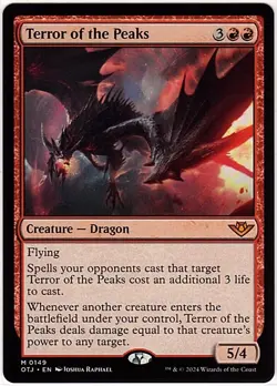 MTG Outlaws of Thunder Junction Terror of the Peaks (Mythic) - Image 1