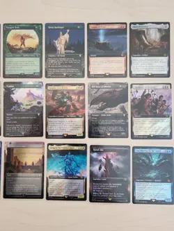 MTG Lord of the Rings 20 card lot Foil + Surge Foil (LP) - Image 2