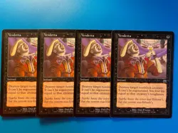 MTG 4x Vendetta # 170 Mercadian Masques Pauper Modern Magic the Gathering x4 LP - Image 1