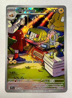 Pokemon Temporal Forces - CHARJABUG - ILLUSTRATION RARE - 169/162 - NM/M - Image 1