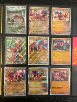 x9 Koraidon Special Illustration Rare EX Ancient Stamp Promo mixed pokemon Lot - Image 1