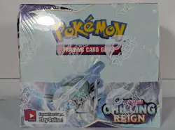 Chilling Reign Booster Box Pokemon Sword and Shield New Sealed - Image 1