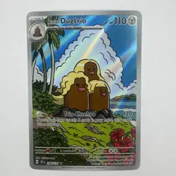 Pokemon Card Alolan Dugtrio 208/191 Illustration Rare Surging Sparks Mint - Image 1